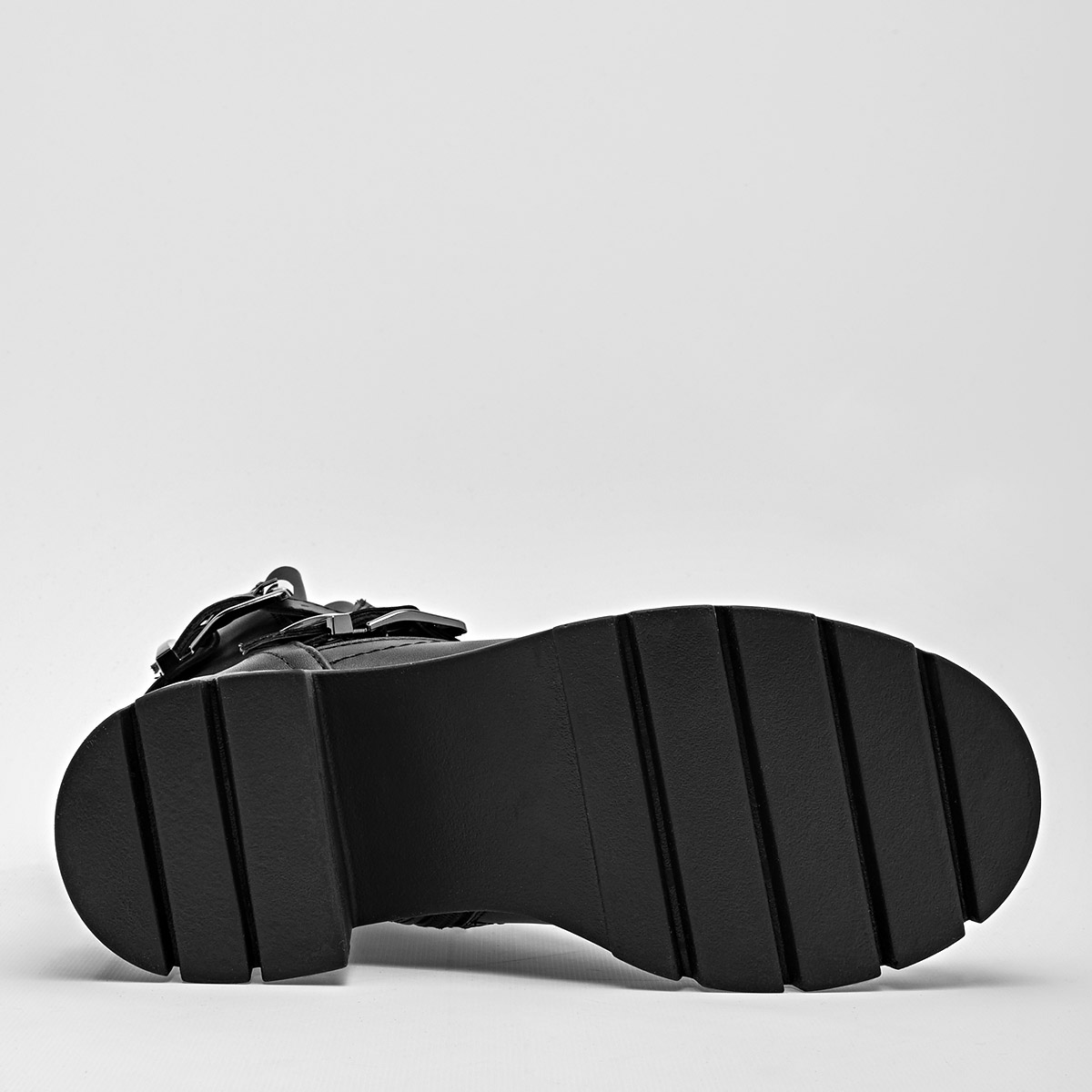 Kiut Botin Casual Mujer Tacon 6 cm Tubo 17 cm Color  Negro E9