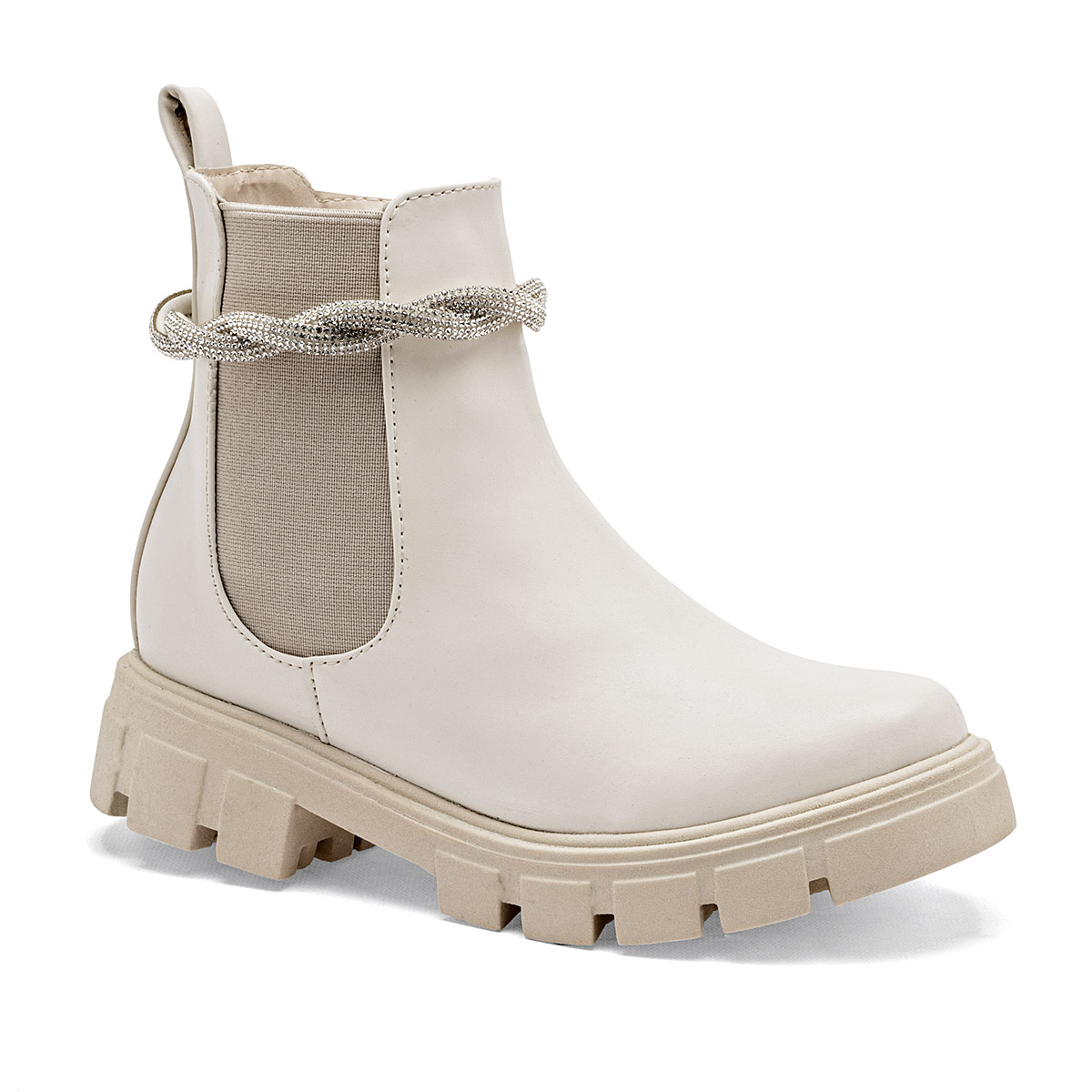 Celex Botin Urbano Mujer Tubo 13cm Color Blanco E9