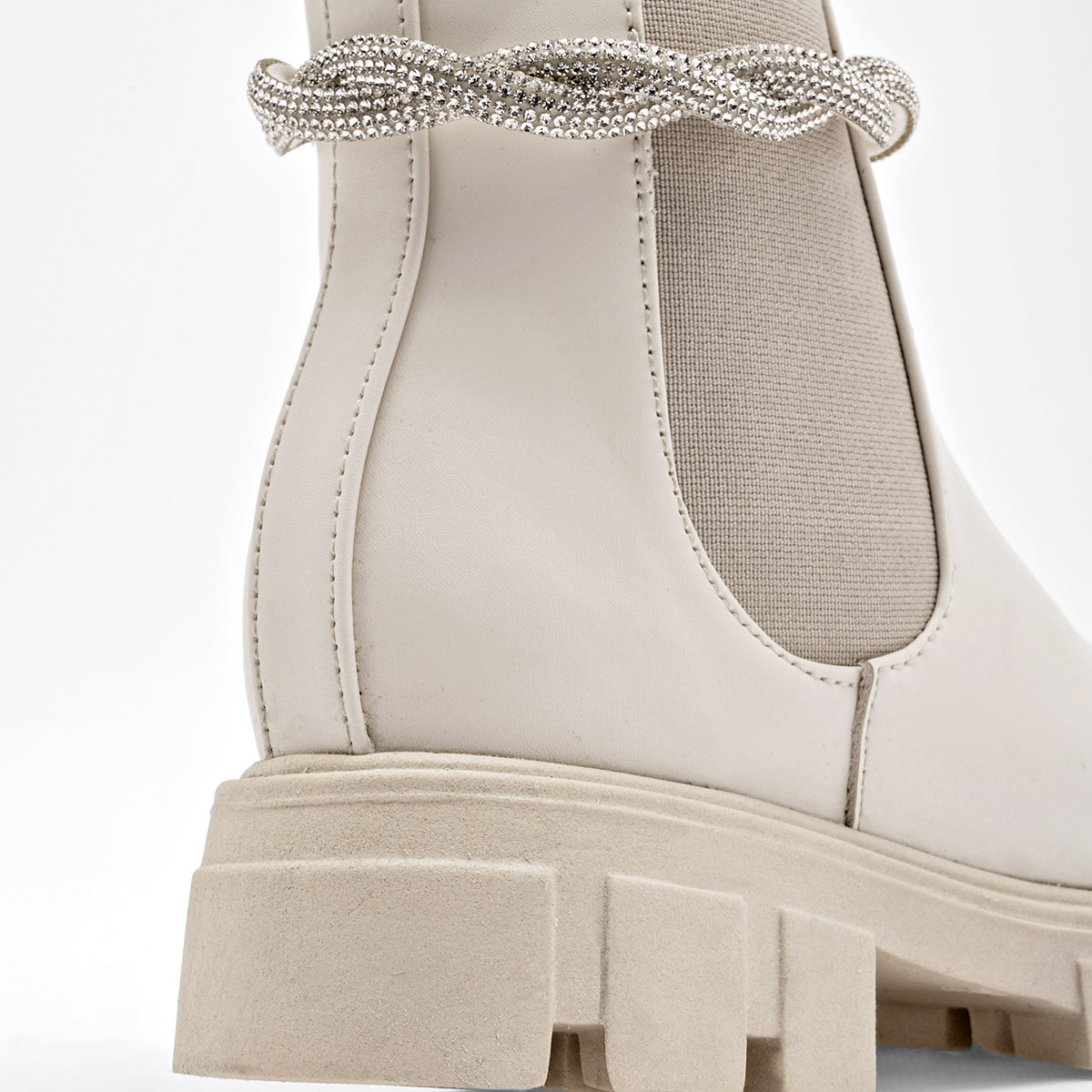 Celex Botin Urbano Mujer Tubo 13cm Color Blanco E9