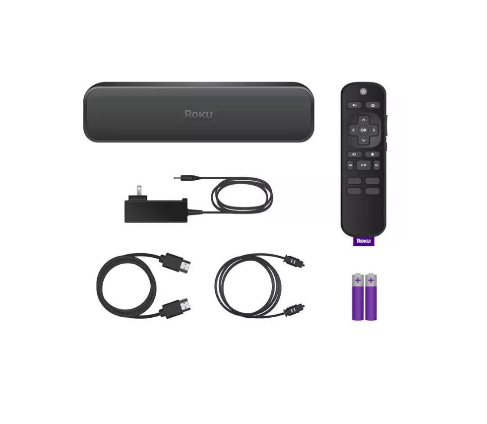 Barra De Sonido Roku Streambar SE Para TV 2 En 1 Parlantes Premium  Claridad De Voz Mejorada Color Negro