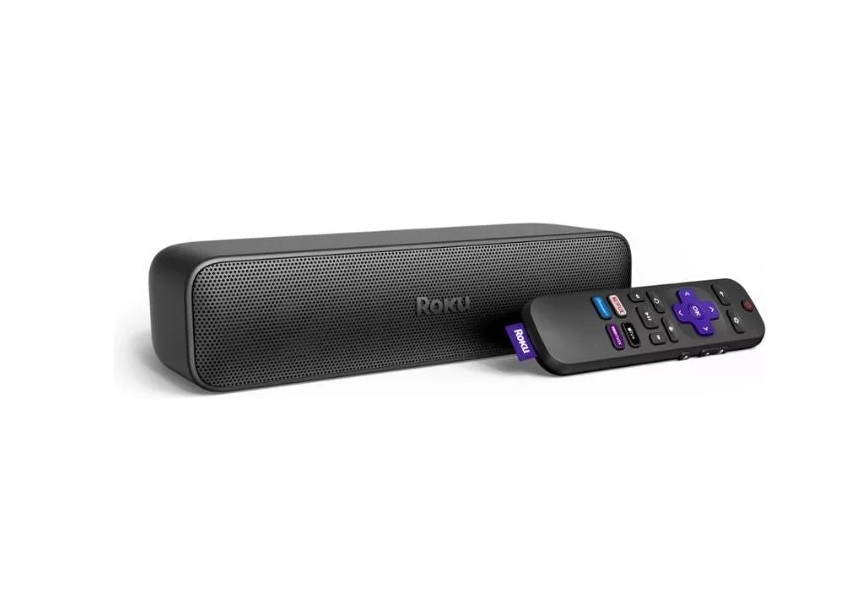 Barra De Sonido Roku Streambar SE Para TV 2 En 1 Parlantes Premium  Claridad De Voz Mejorada Color Negro