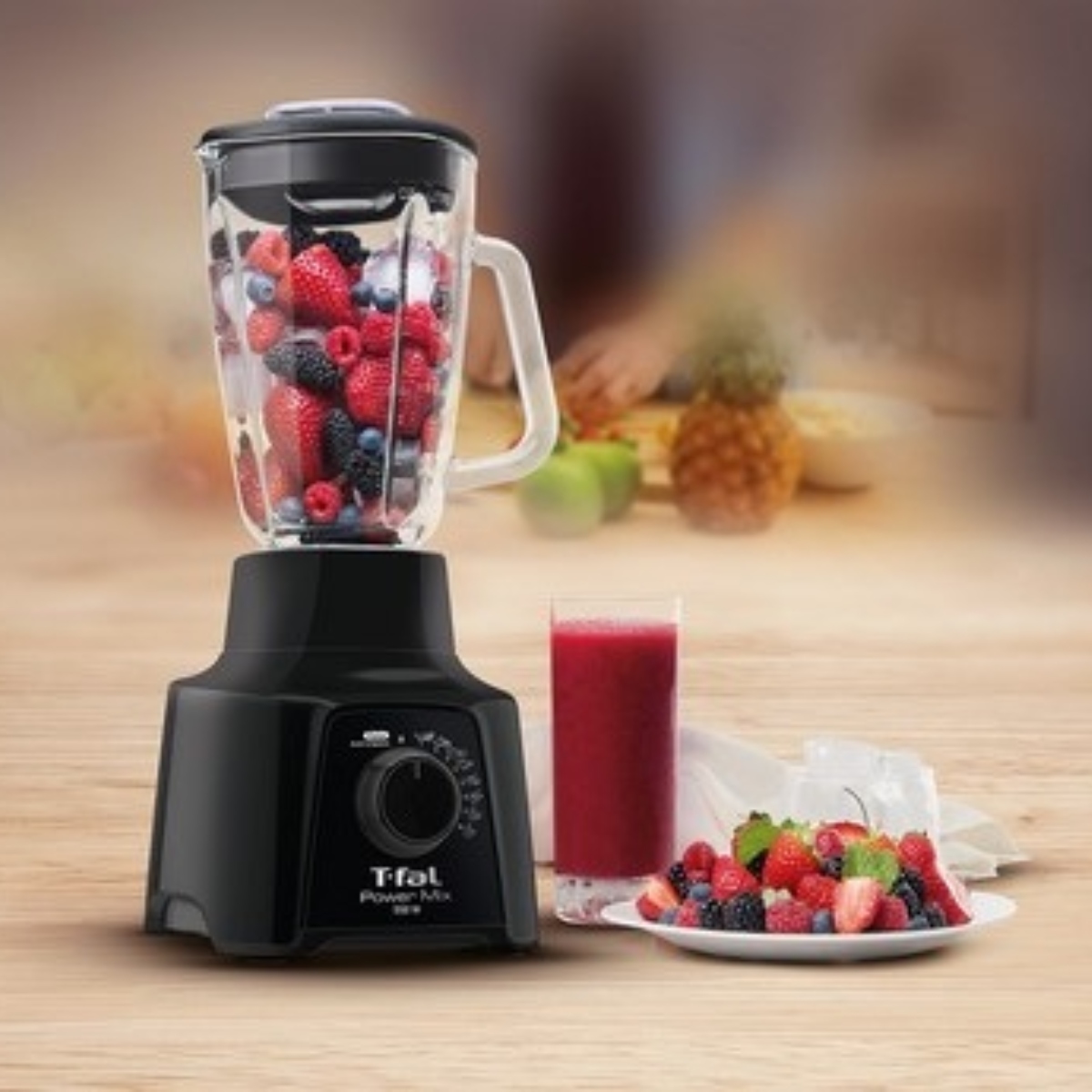 Licuadora T-Fal LN2898MX Power Mix 8 Vel V/Vidrio Negro ENDY3