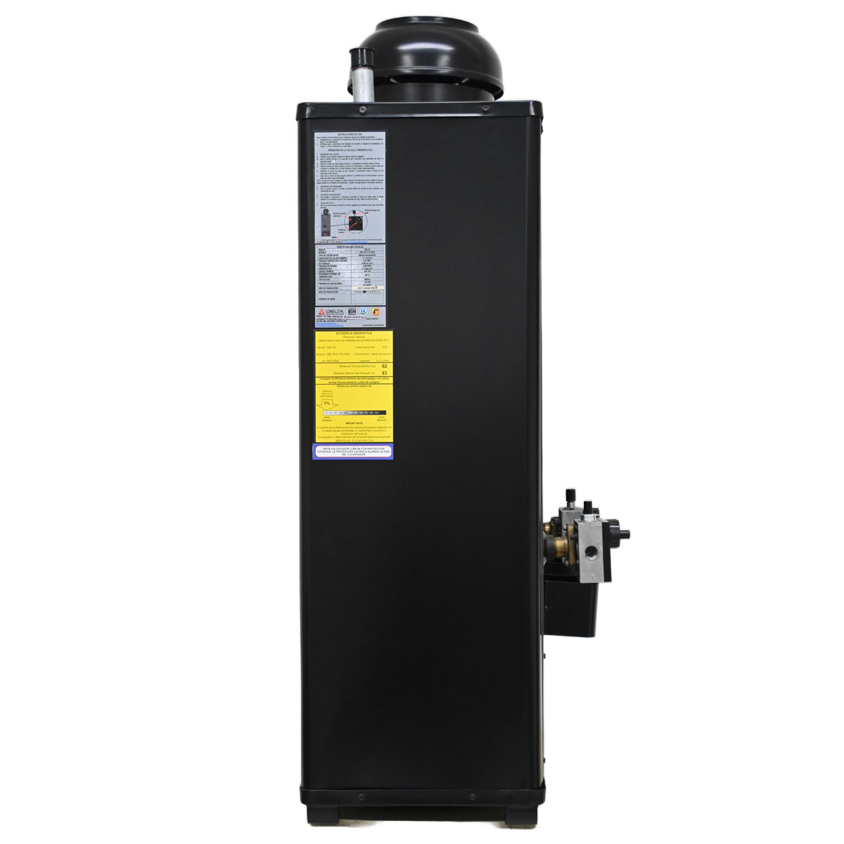 DELTA Calentador de Paso Gas 02 Plus 18L Eficiencia y Seguridad Garantizada Gasd Natural