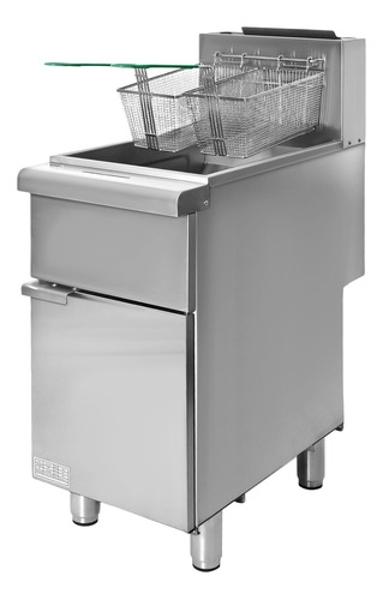 Freidora Industrial Aceite 24l Gas 3 Quemadores Acero Inox Gutstark Home