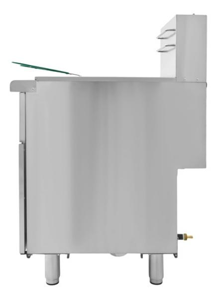 Freidora Industrial Aceite 24l Gas 3 Quemadores Acero Inox Gutstark Home
