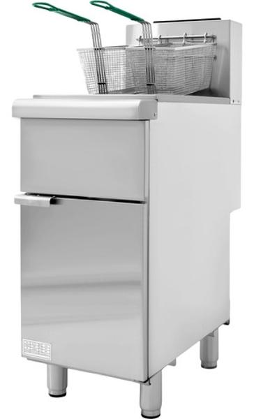 Freidora Industrial Aceite 24l Gas 3 Quemadores Acero Inox Gutstark Home