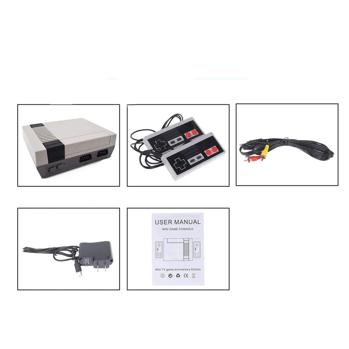 Consola Arcade Con 620 Juegos Retro y 2 Controles Se Conecta a la TV Mario Contra