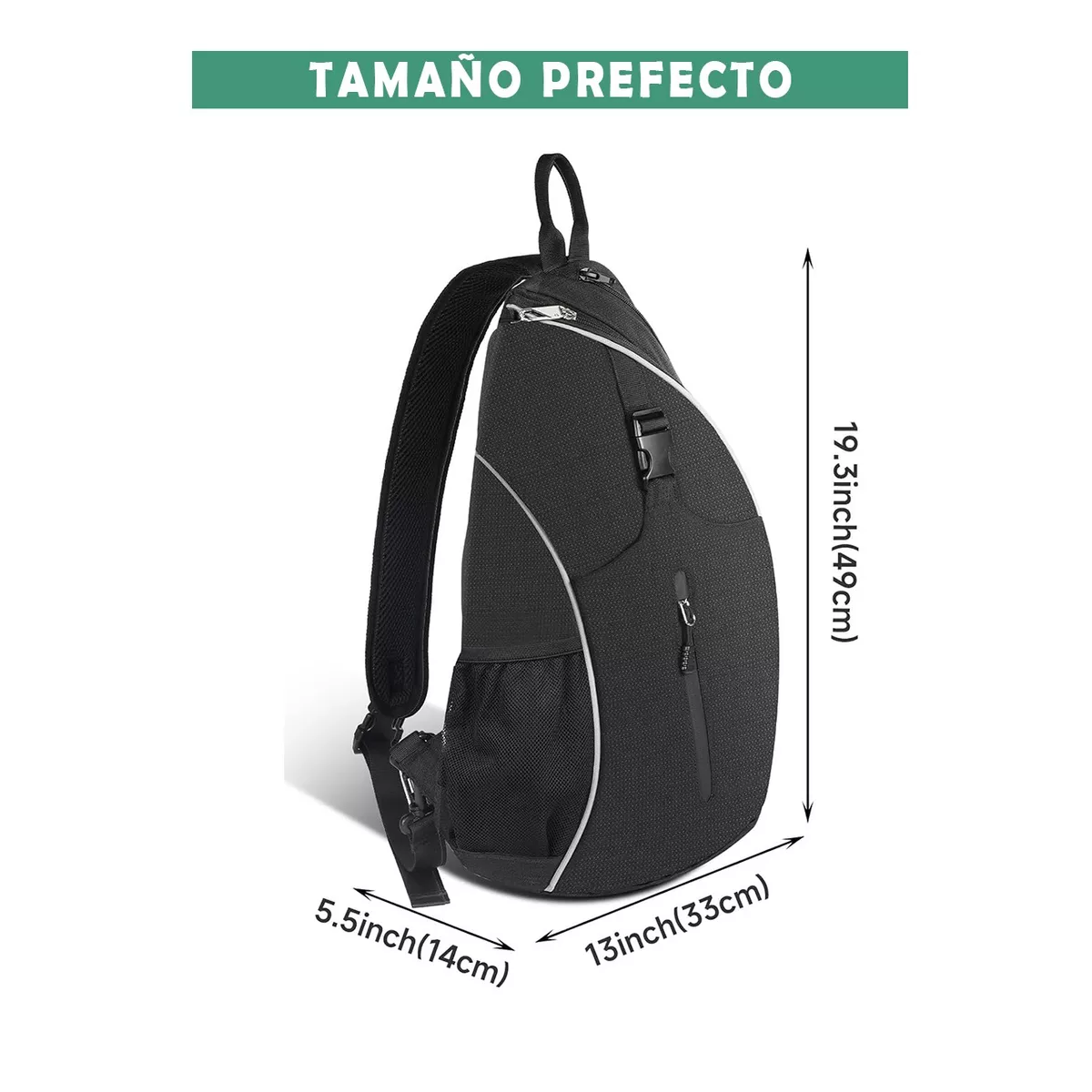 Mochila Tennis Bag Para Hombres Y Mujeres Negro