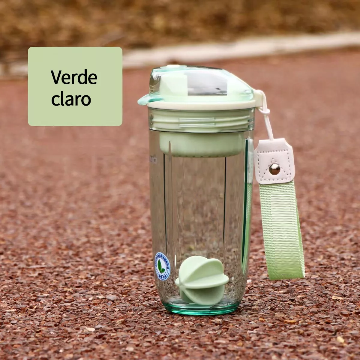Proteina Shaker Gym Mezcladora Productos Deportivos 400ml Verde Claro