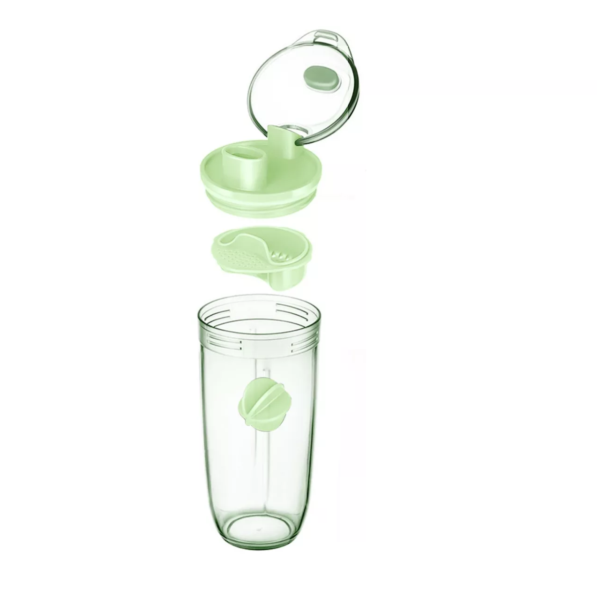 Proteina Shaker Gym Mezcladora Productos Deportivos 400ml Verde Claro