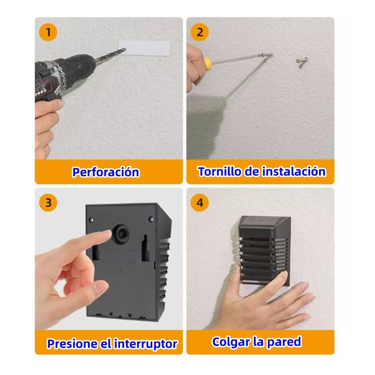 Lámpara De Ambiente De Pared Solar Impermeable Al Aire Libre