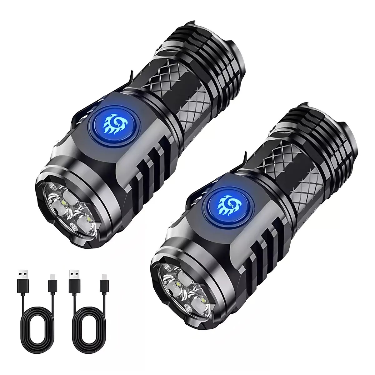 Linterna Monstruo Alemán De Tres Ojos 2pcsnegro
