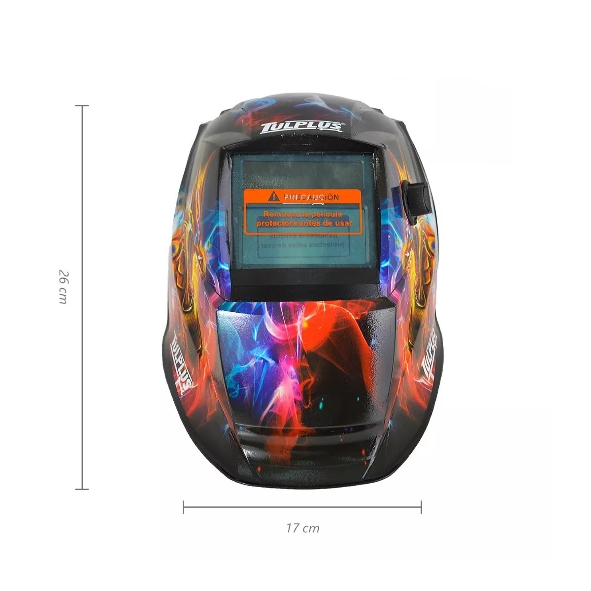 Careta De Soldar Uso Industrial Soldadura Electronica Diseño Dragon Furioso