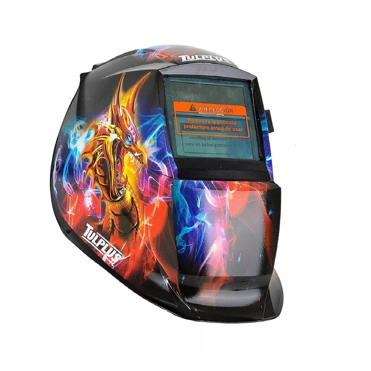 Careta De Soldar Uso Industrial Soldadura Electronica Diseño Dragon Furioso