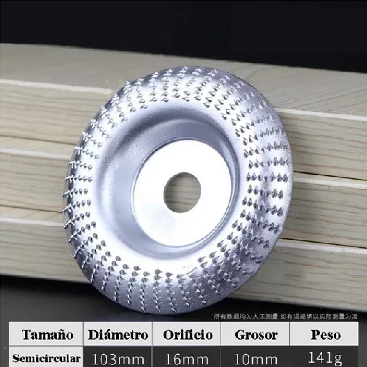 Disco Abrasivo Para Amoladora Angular De Madera 4pieza Plata