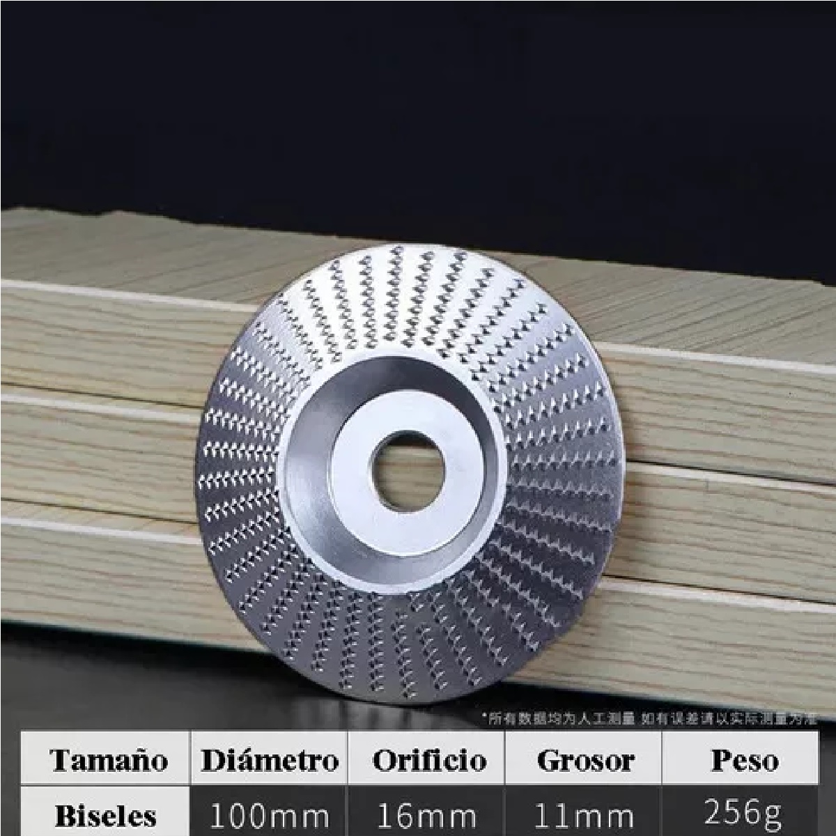 Disco Abrasivo Para Amoladora Angular De Madera 4pieza Plata