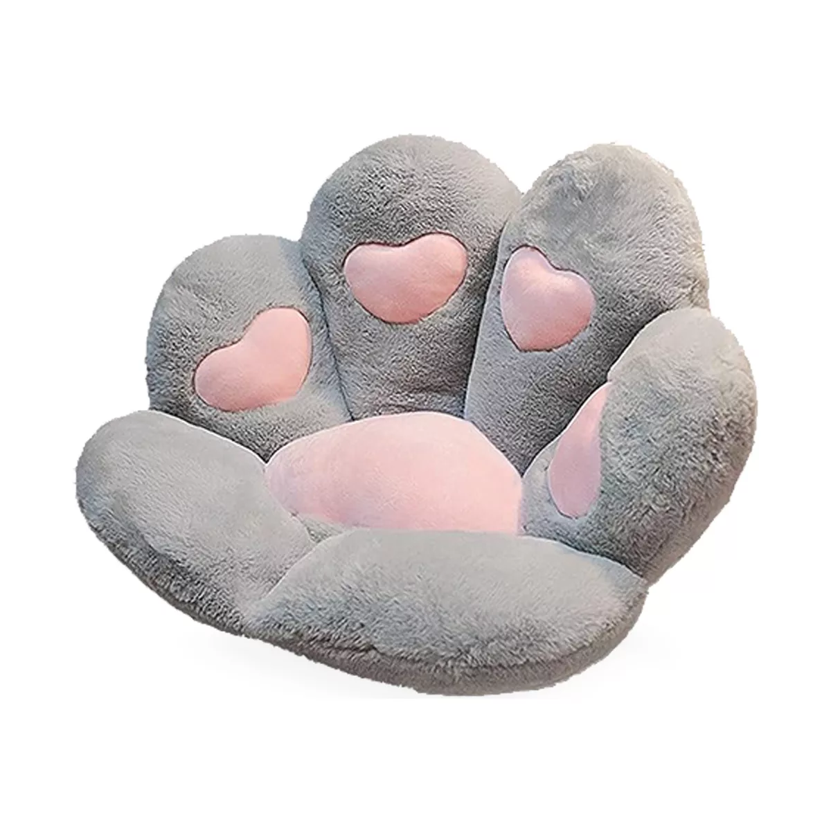 Cojin Decorativo Almohada Para Sala O Sillas De Pata De Gato Gris/Rosa