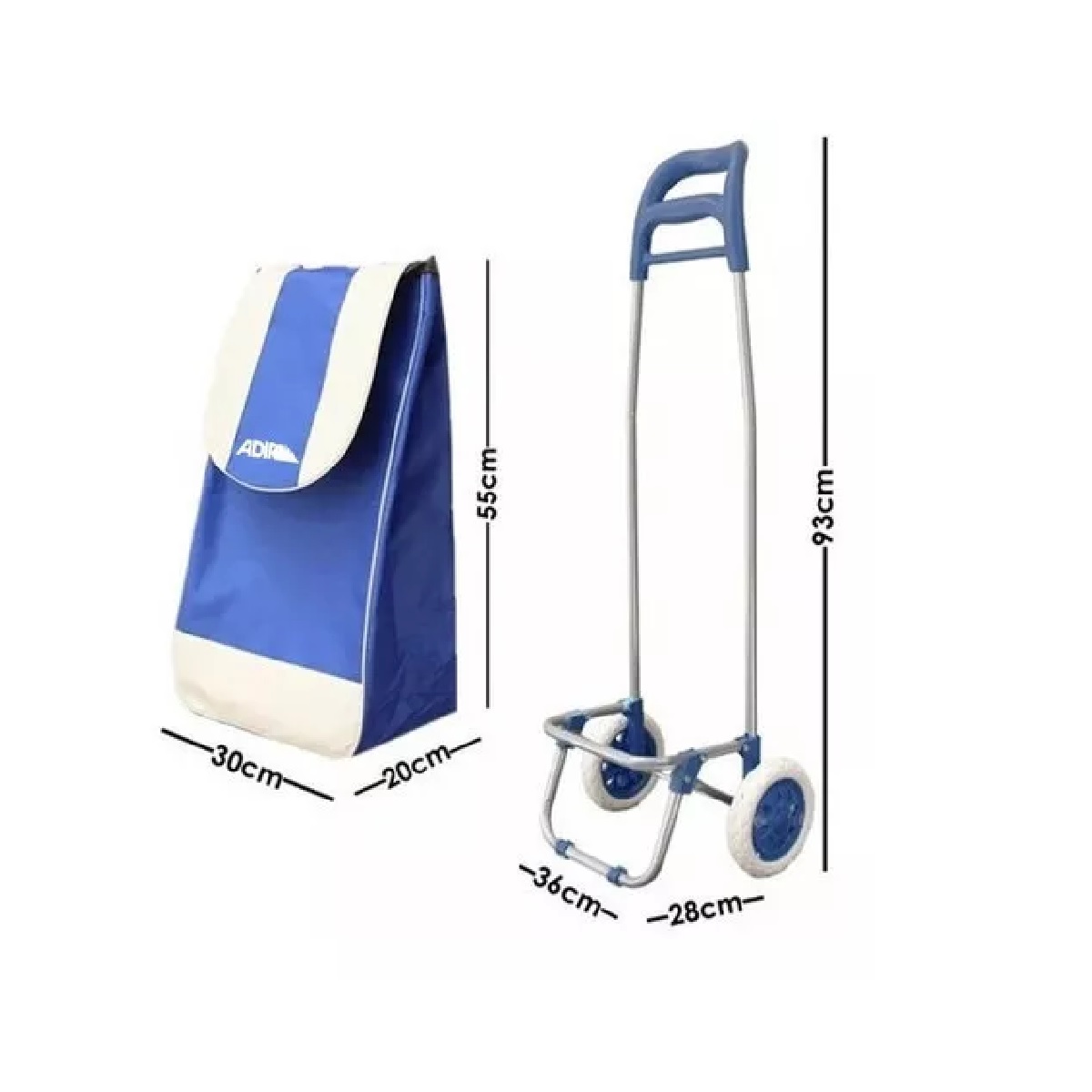 Carrito Para Mandados Compras Plegable Multiusos Resistente