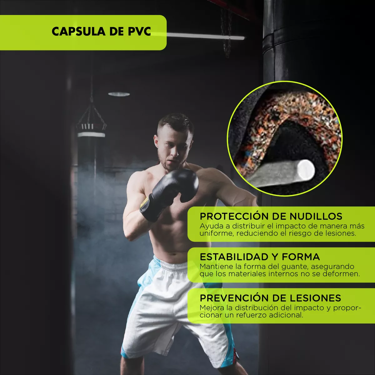 Guantes De Boxeo 12 Oz Kick Boxing Profesional Thai Mma Negro