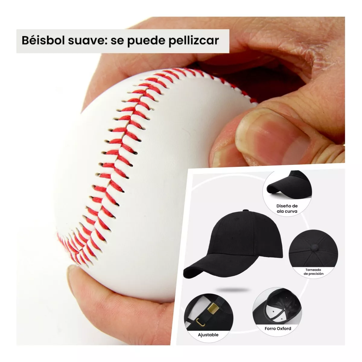 Guante Béisbol Para Entrenamiento  Adultos 12.5" Negro