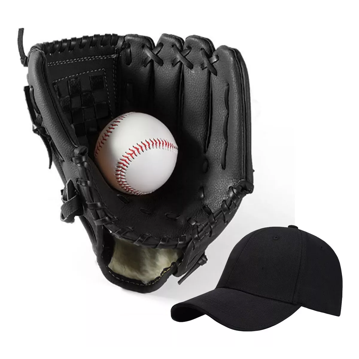 Guante Béisbol Para Entrenamiento  Adultos 12.5" Negro