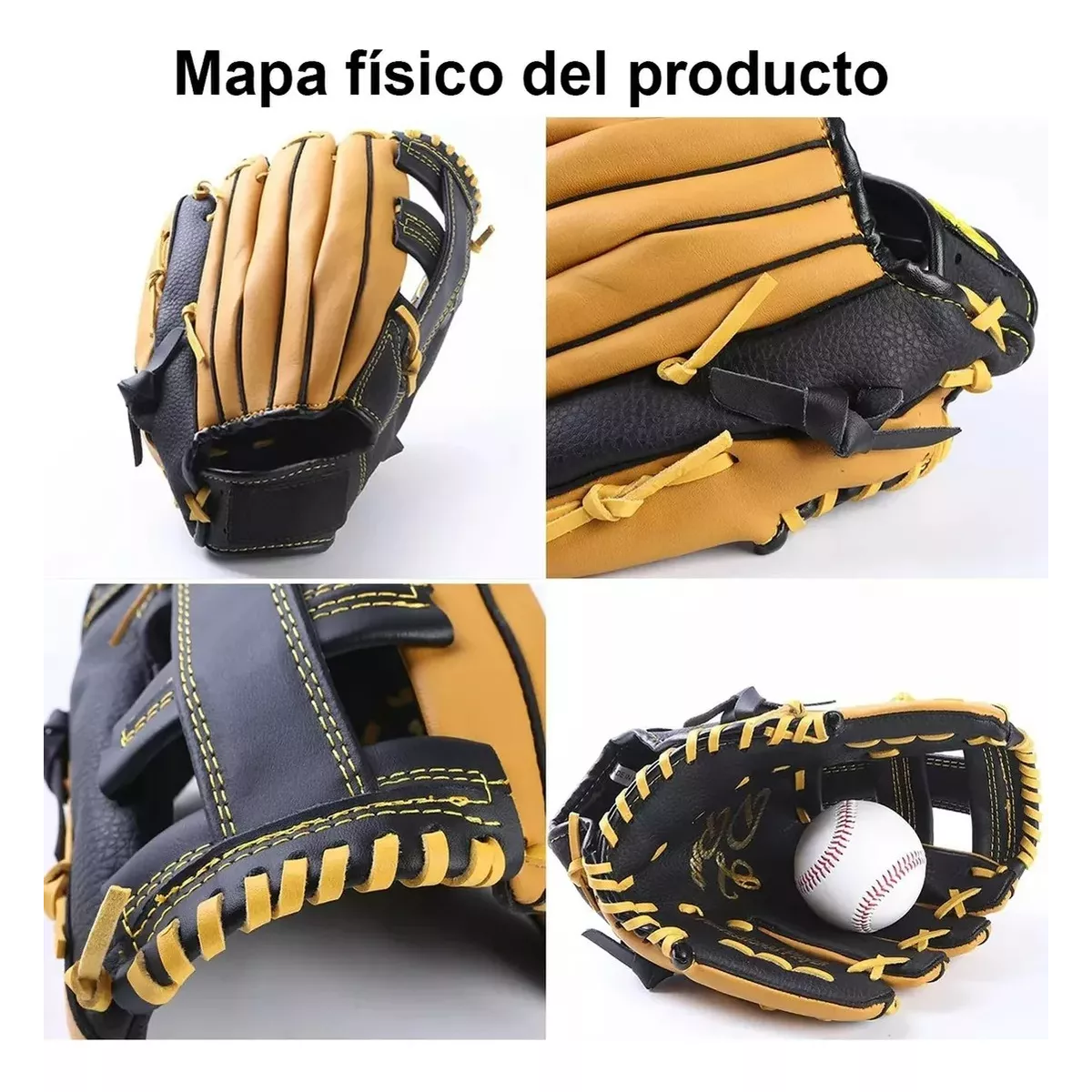 Guante De Béisbol Para Juvenil De Piel De Vaca 11.5"