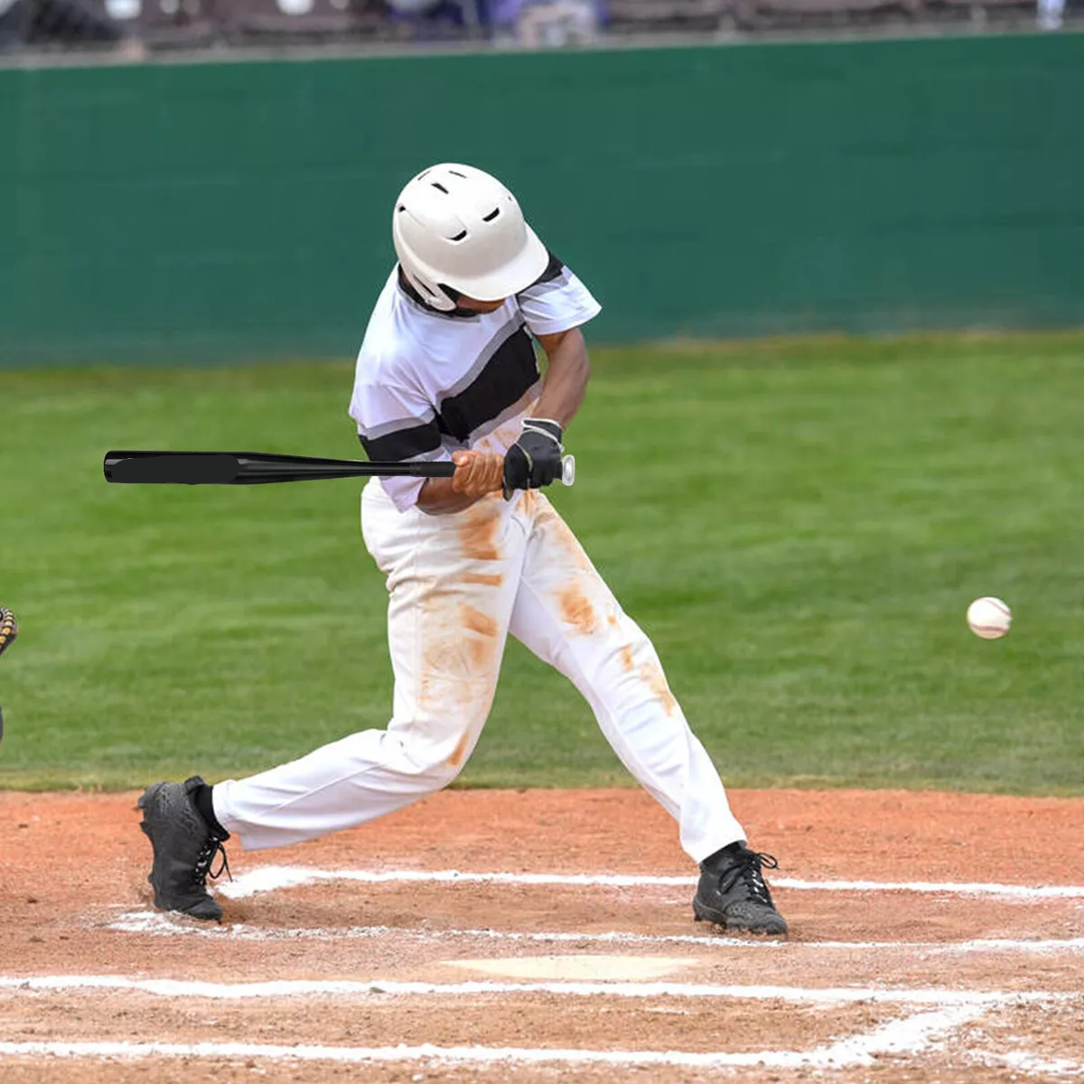 Bate De Béisbol De Aleación De Aluminio Para Competición, 32 Color Negro