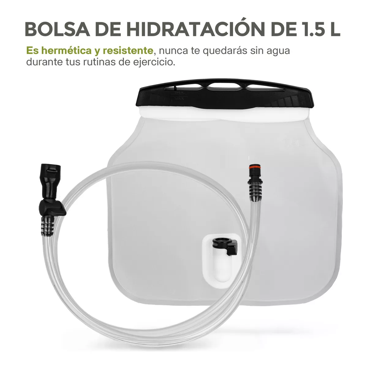 Cangurera de Hidratación de 1.5 Litros para Ciclismo, Correr y Actividades al Aire Libre