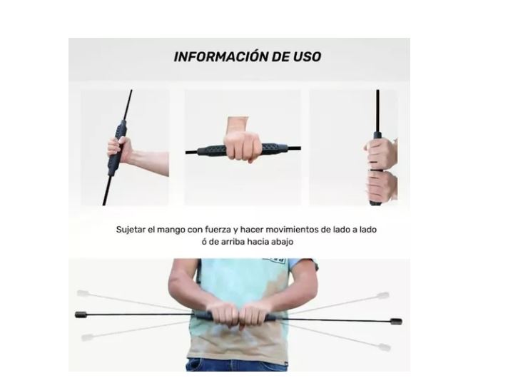 Barra Fitness Ejercicio Flex-bar Brazo Entrenamiento Deporte