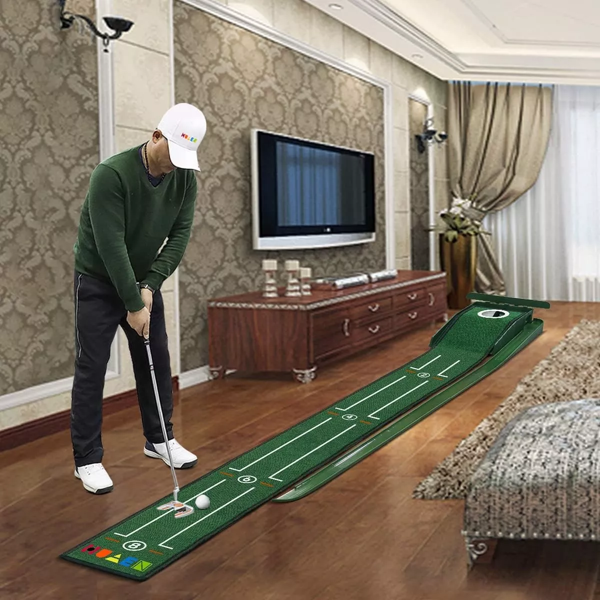 Tapete Golf Retorno Auto Interior Exterior 8ft