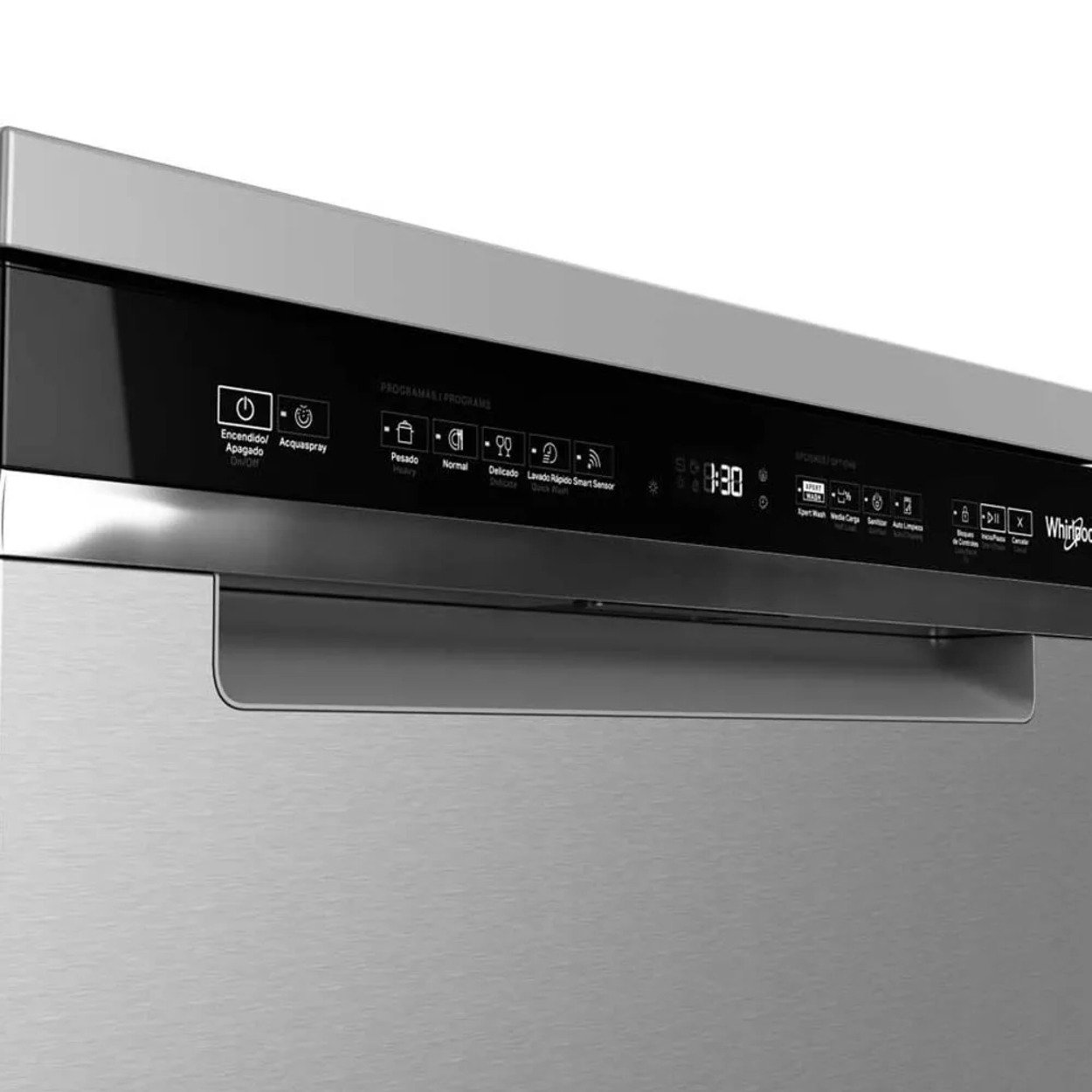 Lavavajillas Libre Whirlpool WDF840SFGS Xpert Wash 62 cm 15 servicios Acero Inox