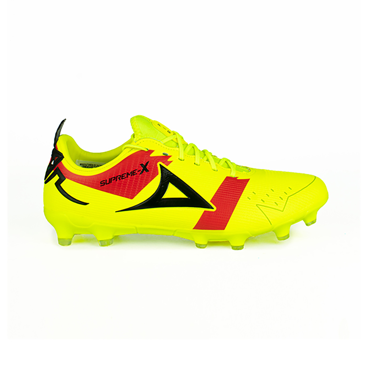 Pirma Botines Hombre Amarillo Rojo Futbol Rapido Tacos Multitaco Comodos Seguros