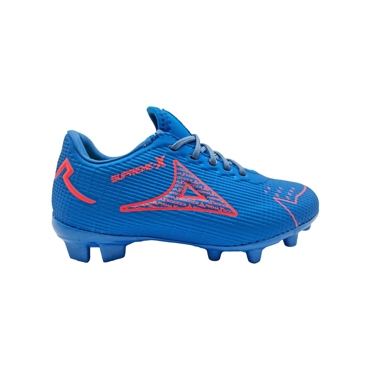 Pirma Tenis de fútbol 3044 tachones hombre césped azul carmín