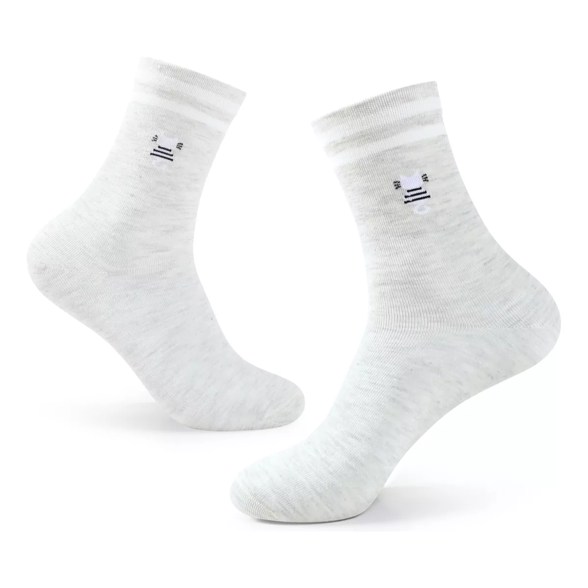 6 Pares Calcetines Largas Y Calcetas Para Mujer 6 Colores