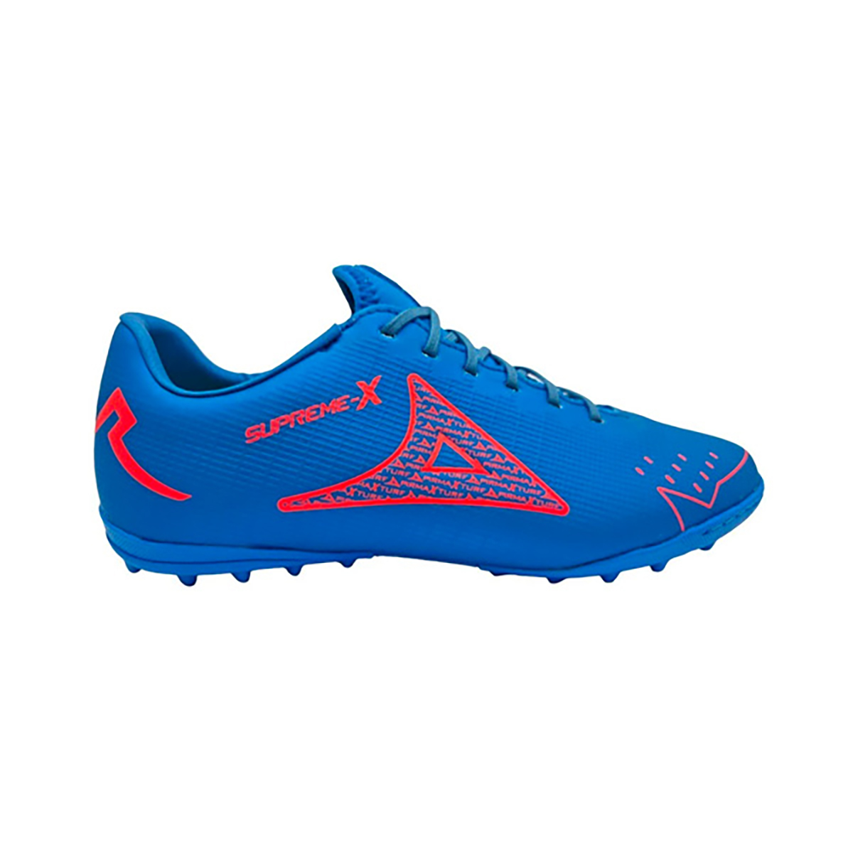 Pirma Supreme X Turf 3045 tenis fútbol rápido azul carmín ligeros