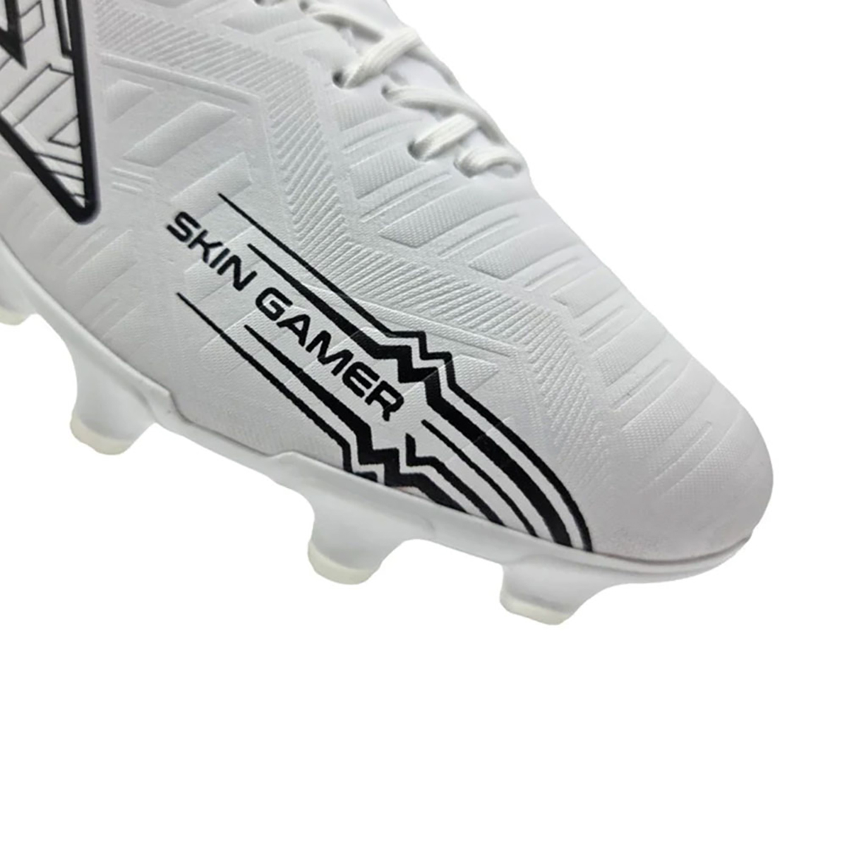 Pirma Tenis Futbol Tachos Skin Gamer 3046 Hombre Blanco Rojo Gran Rendimiento