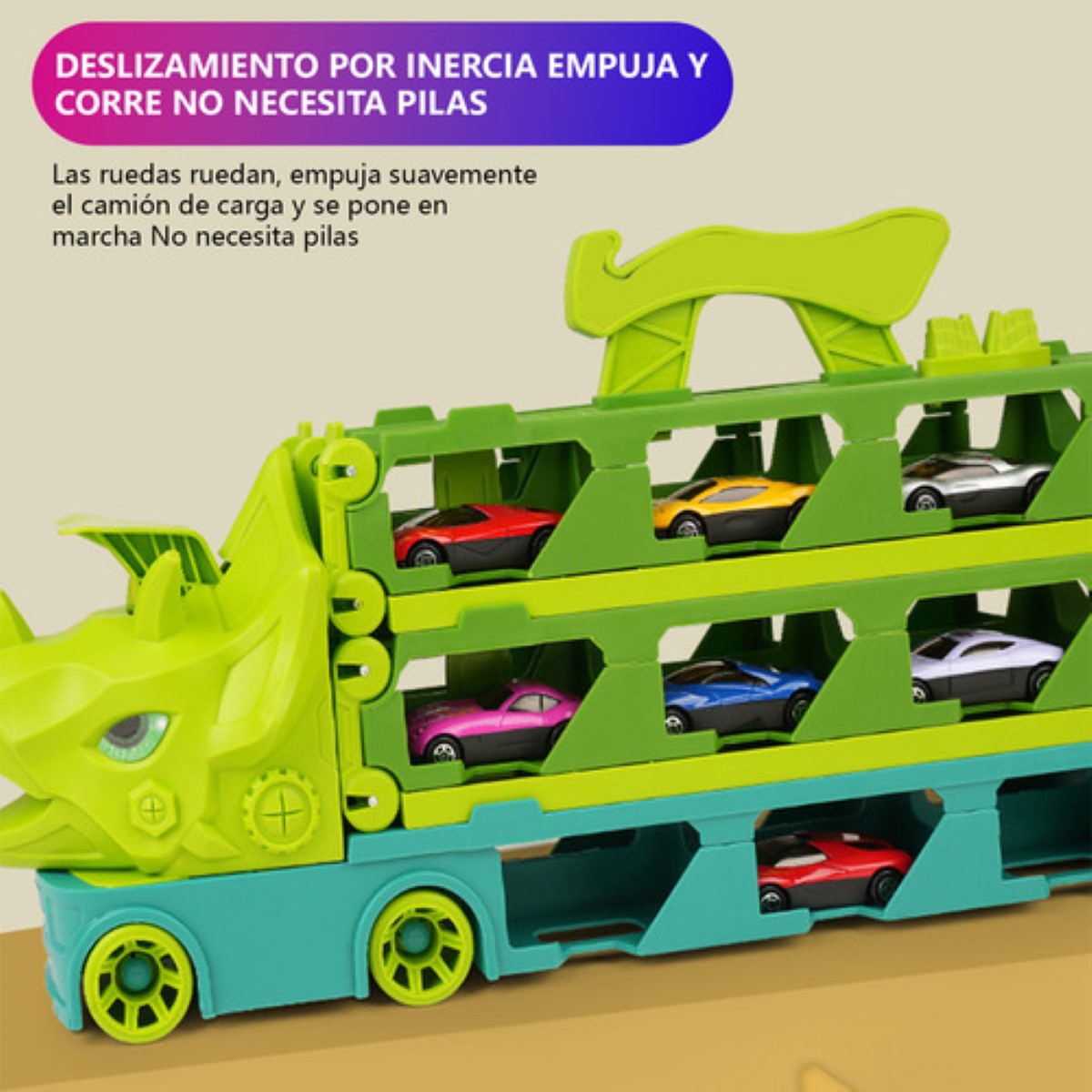 Transporte Truck Toys Cars For Boys VERDE