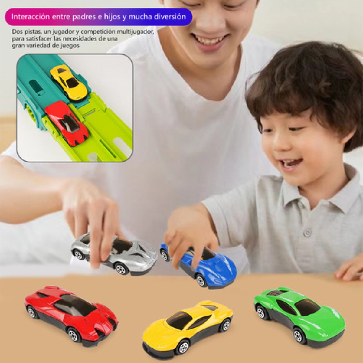Transporte Truck Toys Cars For Boys VERDE