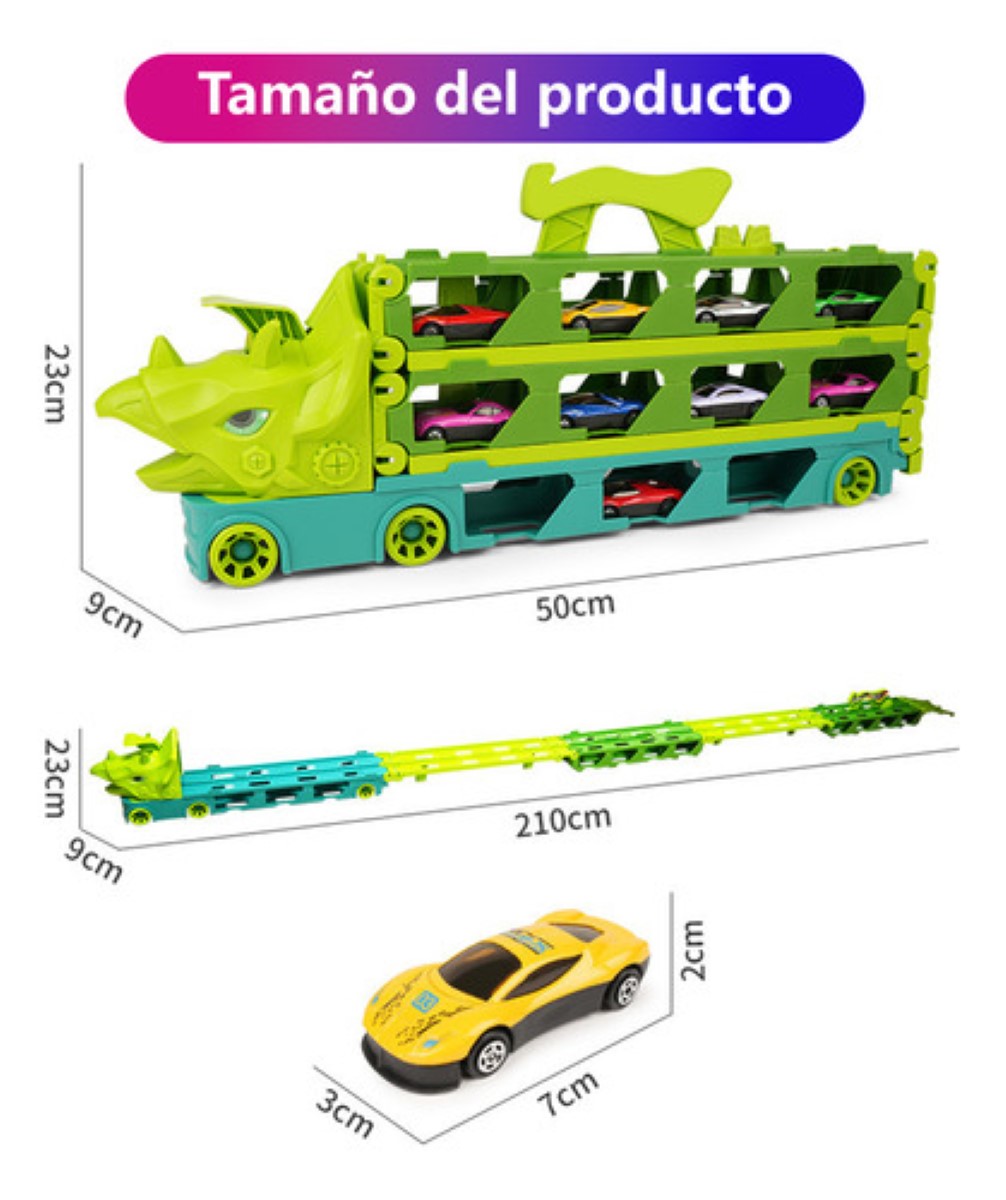 Transporte Truck Toys Cars For Boys VERDE