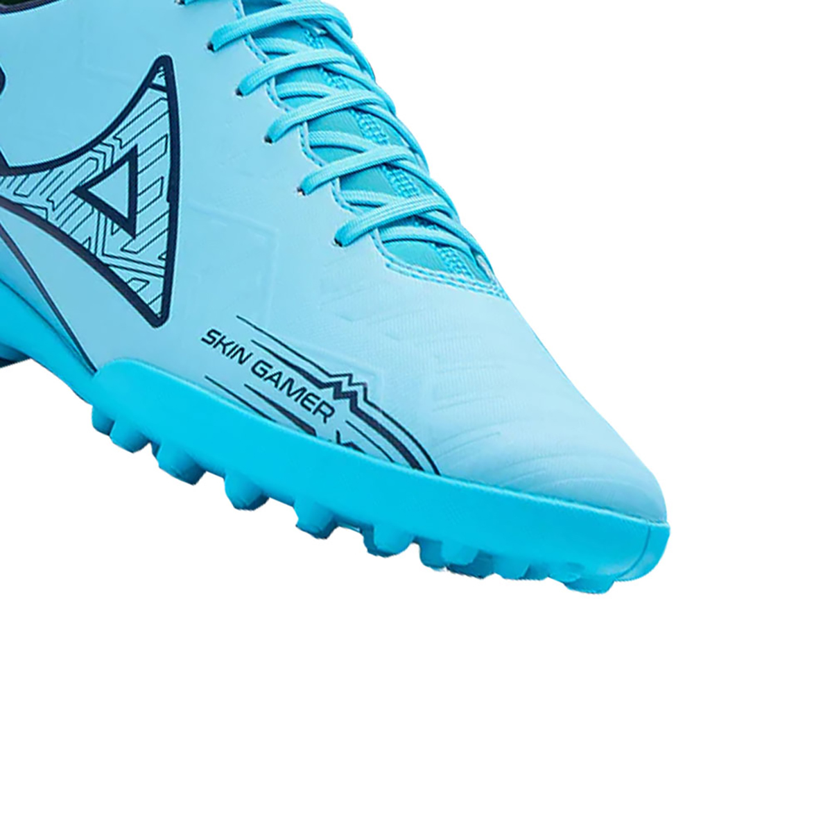Pirma Tenis Skin Gamer Turf 3047 Hombre Azul Fútbol Rapido Suela de Hule