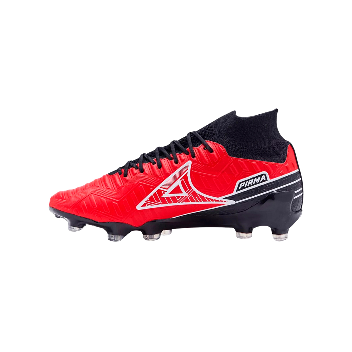 Tenis Pirma Skin Gamer Pro 3030 Tachones Fútbol Rojo Negro