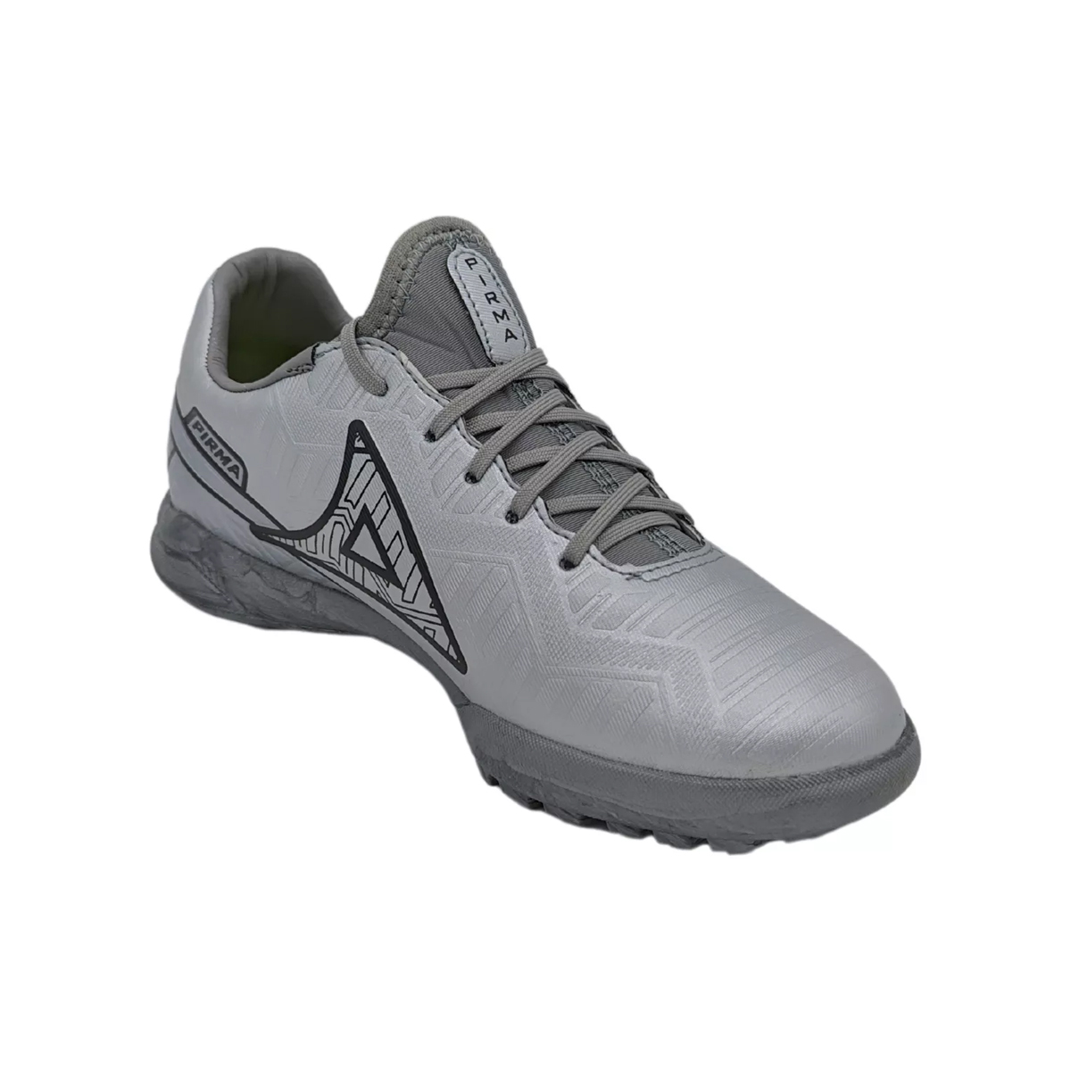 Pirma Tenis Skin Gamer Turf 3047 Fútbol Hombre Plata Negro Alta Calidad