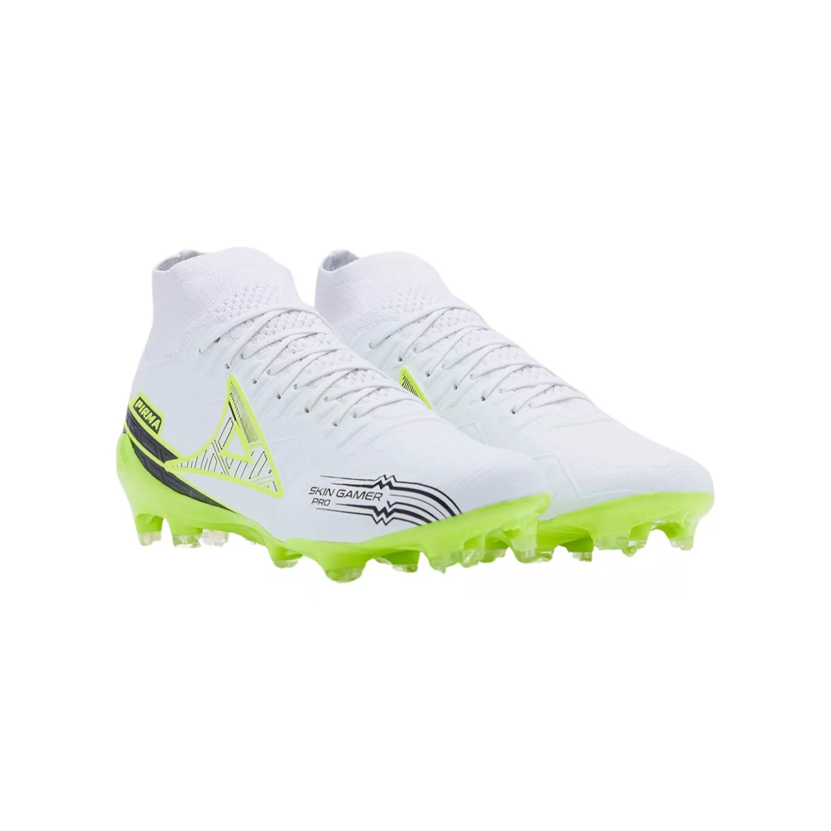 Pirma Tenis Fútbol Skin Gamer Pro 3030 Tachones Blanco Neon Hombre