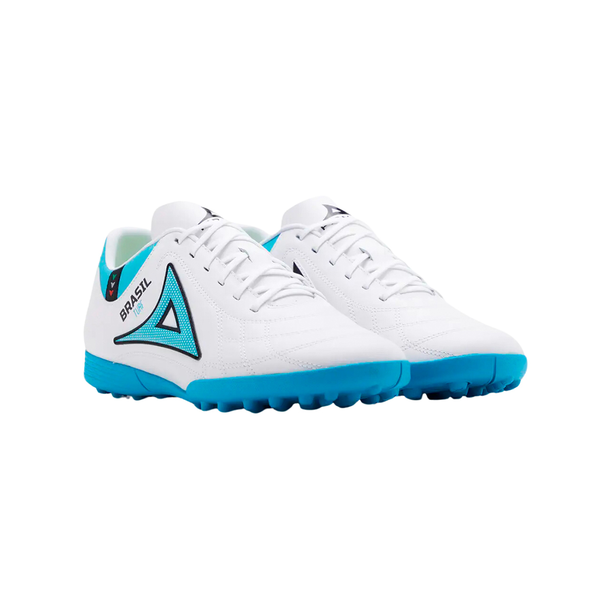 Pirma Tenis Futbol Turf 3053 Brasil Hombre Blanco Azul Alta Calidad