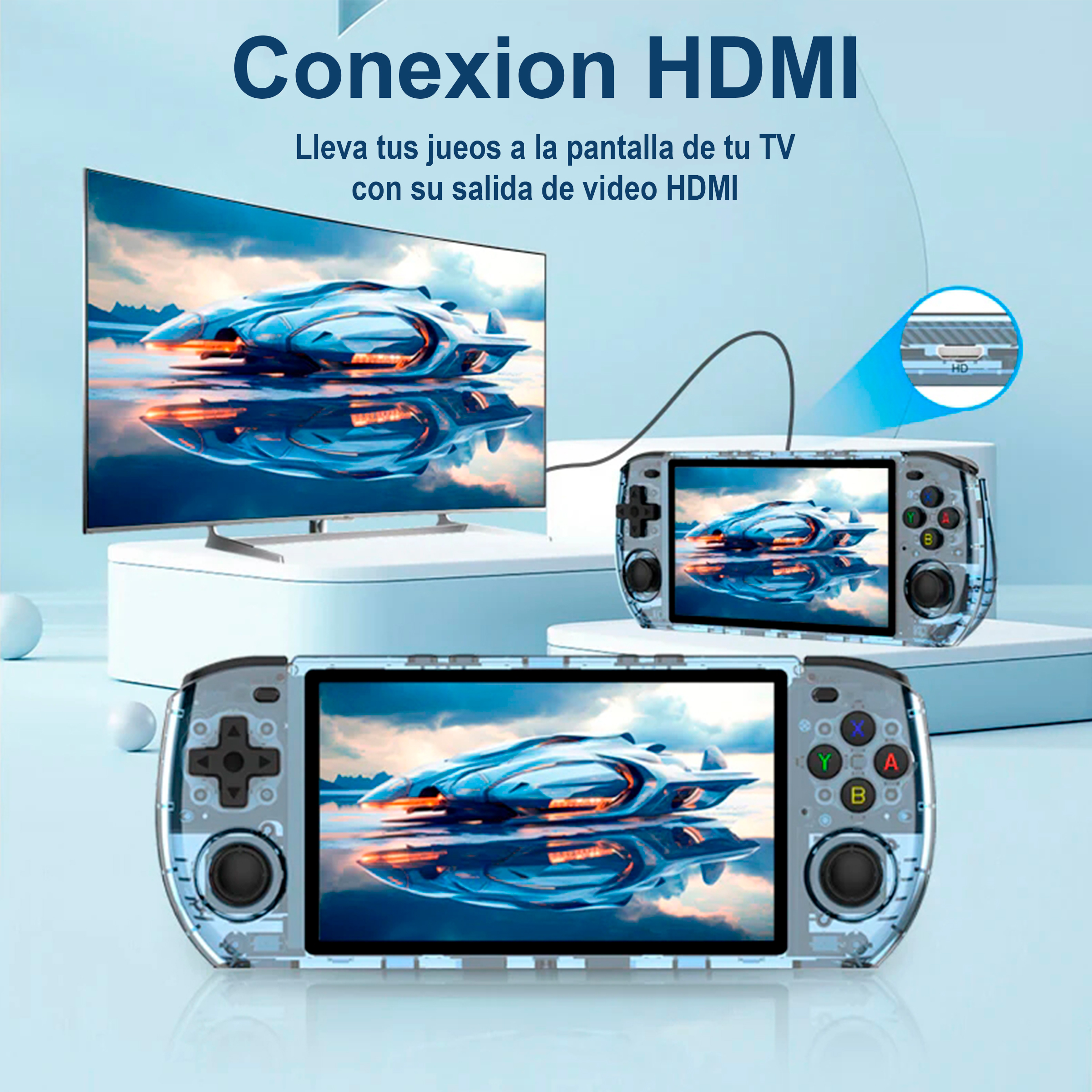 PowKiddy RGB 10 Max 3 Azul 128Gb