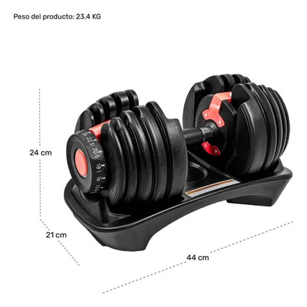 Mancuernas Ajustables Pesas Automaticas 2 A 24kg Gym Centurfit