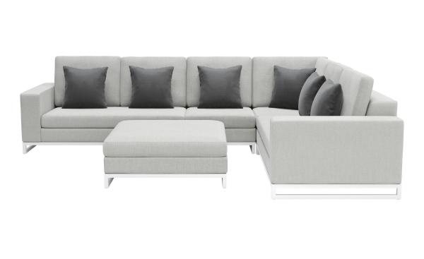 Sala Modular Exterior Corona del Mar Gris Claro - Kessa