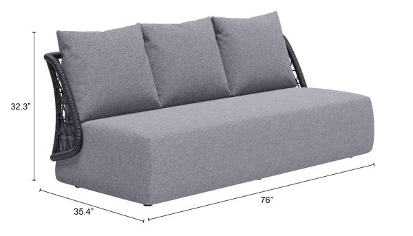 Sofa Exterior Mekan Gris - Kessa