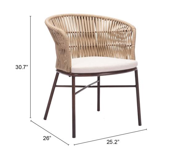 Silla de Comedor Exterior Freycinet Bambu - Kessa