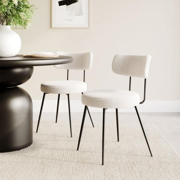 Silla de Comedor Blanca Blanco - Kessa